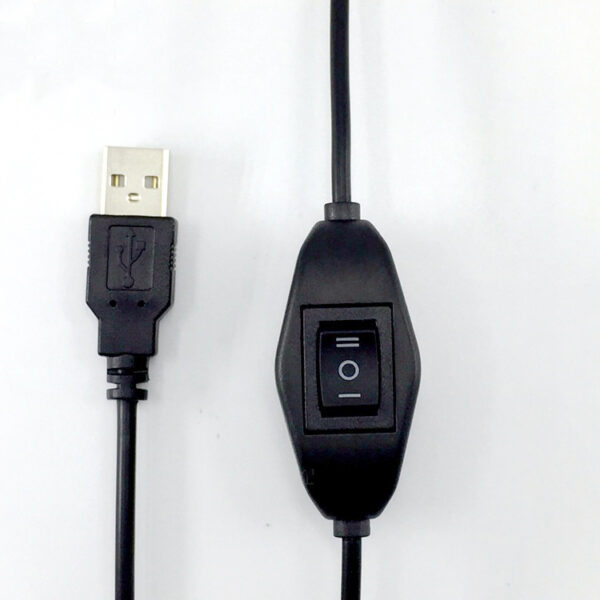 1.8M Noir Blanc Eu Plug Dimmable Switch Cable (3)