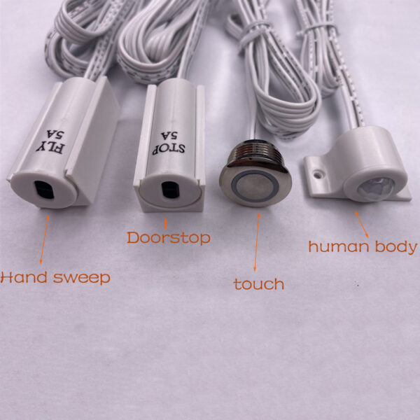 12V 5A Led 皮尔电缆传感器 ,手扫描传感器 – OnOff Switch ,皮尔手扫描传感器开关电缆 (4)
