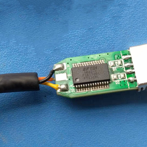 1m cp2102 usb rs232 à uart ttl module câble 4 broche 4p se , fil de câble 4 pin ftdi puce avec un gnd b vcc (2)