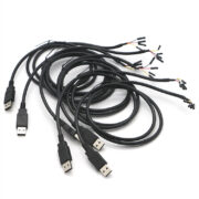 1m cp2102 usb rs232 à uart ttl module câble 4 broche 4p se , fil de câble 4 pin ftdi puce avec un gnd b vcc (3)