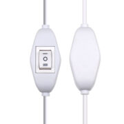 2Un 301B White Two 2 Câble de vitesse avec interrupteur de gradateur de couleur (4)