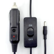 5.5X2.5 毫米直流开关电源插头 USB 开关闭汽车电缆 (1)