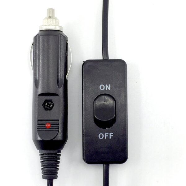 5.5X2,5 мм dc переключатель питания штекер usb on off кабель для автомобиля (2)