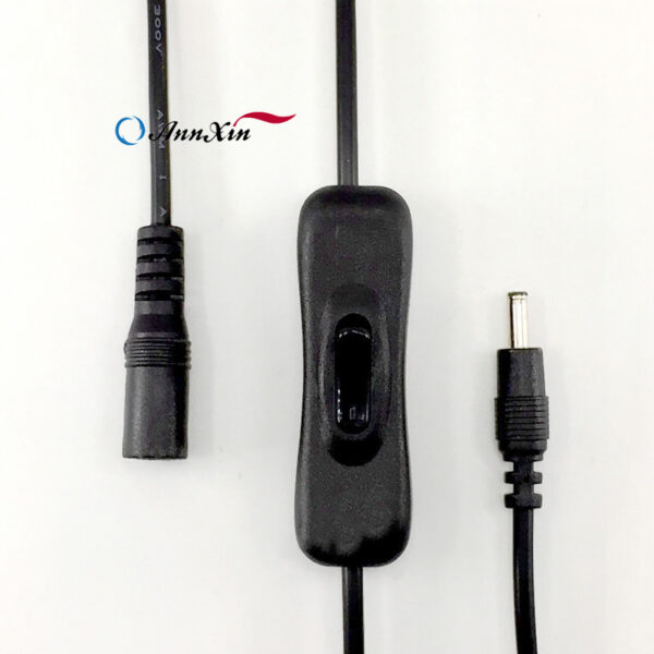 Interruptor basculante de cable , DC hembra a macho con cable dividido por interruptor (4)