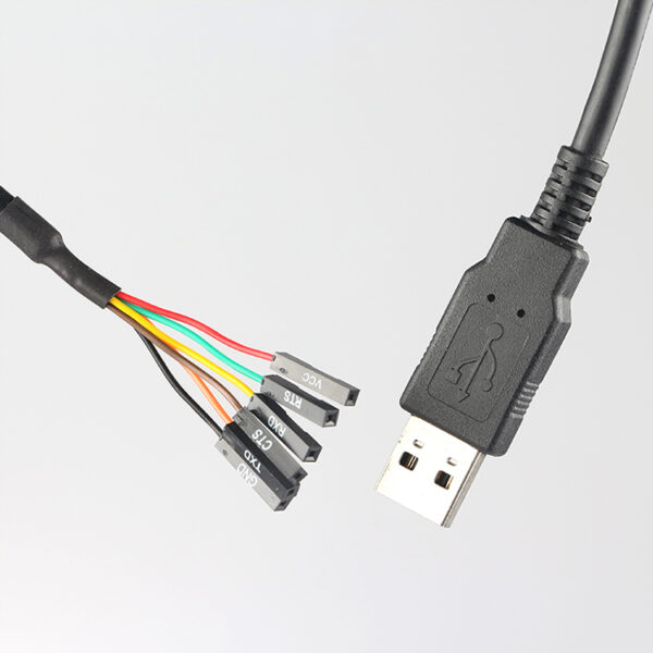 Cp2102 마이크로 USB 투 유아르 트틀 모듈 6핀 직렬 코 콘솔 케이블 (4)
