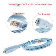 FTDI RS232 Последовательный USB Тип C к RJ45 Консольный кабель для маршрутизатора (1)