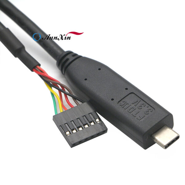 Заводской OEM ftdi usb c к 5V 3.3V TTL консольный кабель (3)