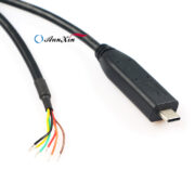 Заводской OEM ftdi usb c к 5V 3.3V TTL консольный кабель (4)