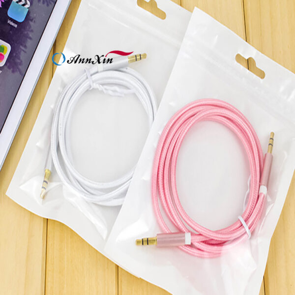 High Quality 3.5mm Stereo Jack Aux Audio Cable Male to Male for Car Headphone (3)