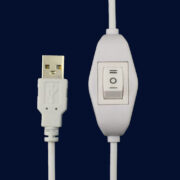 Лампа переключатель Кабель резина , Лампа USB Кабель Разъем 1.5M Переключатель (3)