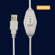 Cabo USB da barra de luz com interruptor do dimmer da cor (3)