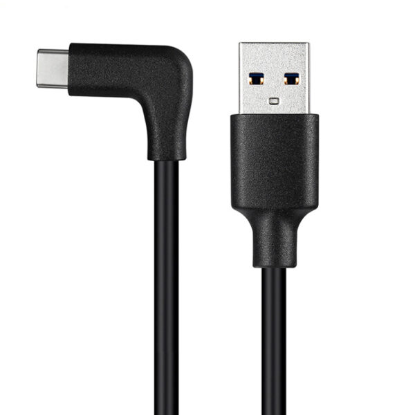Cabo USB tipo C do ângulo reto (1)
