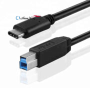 Usb 3.1 第 1 代 C 型公头转 USB 3.0 标准 B 型公头数据电缆 (2)