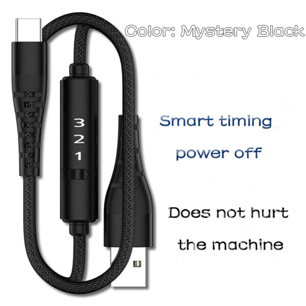 Usb Charging Cable With Timer Switch