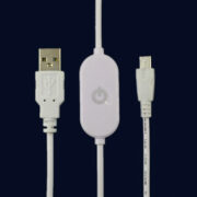 USB para Dc5521 plugue com 1M 5V cabo e interruptor (3)
