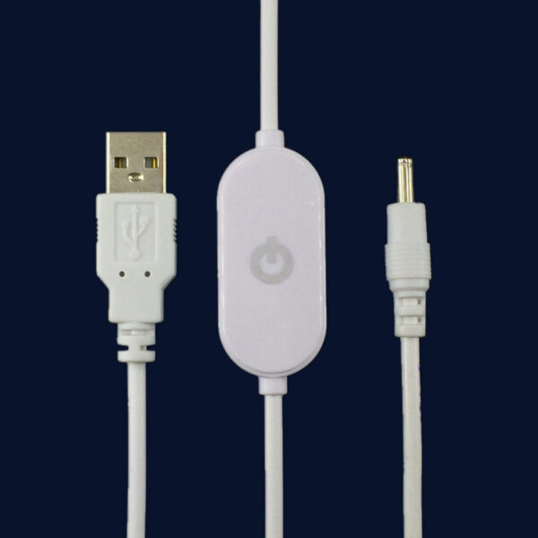 USB para Dc5521 plugue com 1M 5V cabo e interruptor (4)