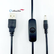 Usb To Dc5521 Plug With 1M 5V Cable And Switch (4)