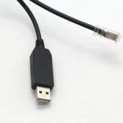 방수 Ft230X USB 2.0 A Rs485 Uart Ttl to Rs232 Rj11 커넥터 Pvc 컨버터 직렬 포트 Pvc 블랙 케이블 (4)
