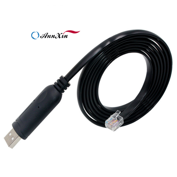 USB RS232 FTDI转RJ12 RJ11 4P4C电缆 (4)