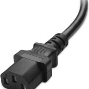 16 AWG Heavy Duty 3 Prong Computer Monitor Power Cord in 10 フィート (NEMA 5-15P to IEC C13) (2)