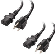16 AWG Heavy Duty 3 Prong Computer Monitor Power Cord in 10 pé (NEMA 5-15P to IEC C13) (4)