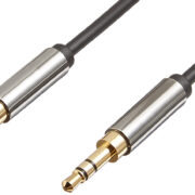 3.5 mm Male to Male Stereo Audio Cable, 2 Pies, 0.6 Meters (4)
