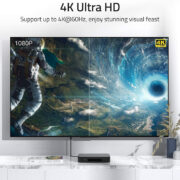 4Cabo K HDMI 6ft, HDMI de alta velocidade de 18Gbps 2.0 cabo (3)