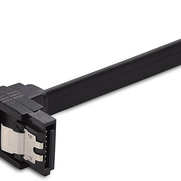 90 Degré Angle droit SATA III 6.0 Câble SATA Gbps (SATA 3 Câble) Noir – 18 Pouces (7)