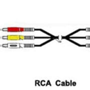 RCA MMx3 AudioVideo Cable Gold Plated – Audio Video RCA Cable (3-RCA – 12 Feet) (3)