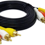 RCA MMx3 AudioVideo Cable Gold Plated – Audio Video RCA Cable (3-RCA – 12 Feet) (4)