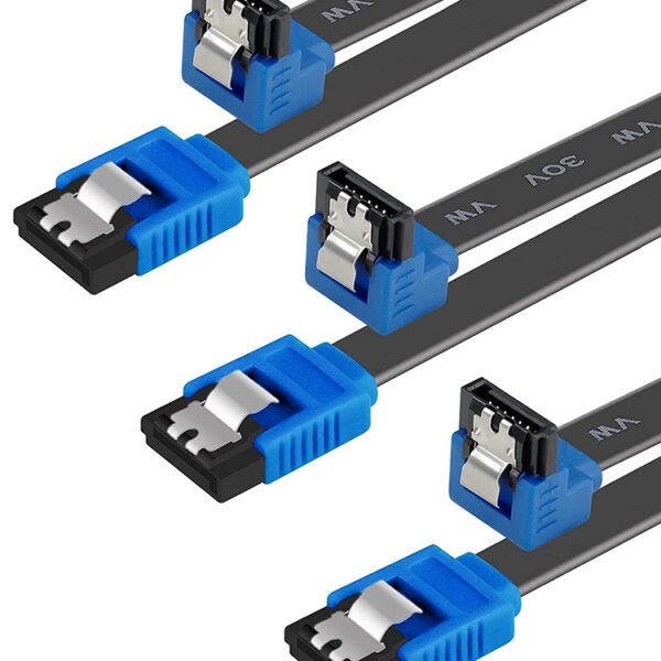 SATA Cable III 6Gbps 90 Degree Right Angle (2)