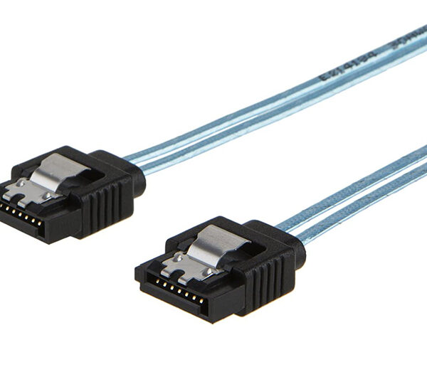SATA III Cable, 18-pulgada SATA III 6.0 Gbps 7pin Female Straight to Straight Angle Female (1)
