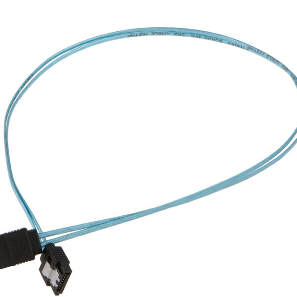 SATA III Cable, 18-inch SATA III 6.0 Gbps 7pin Female Straight to Straight Angle Female (2)
