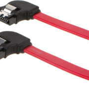 SATA IIIケーブル, 18-インチSATA III 6.0 Gbps Left Angle 7pin Female to Left Angle Female Data Cable (3)