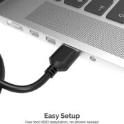 USB 3.0 SSD 2.5인치 SATA III 하드 드라이브 어댑터로 (EC-SSHD) (6)
