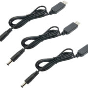 USB to DC Convert Cable 5V to 12V Voltage Step-Up Cable 5.52.1mm DC Male 1M (5)