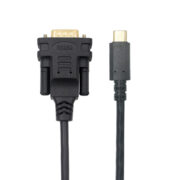 3-10cm RS232 Klinkenkabel USB Typ C zu DB9 Pin Stecker Serieller Adapter FTDI Kabel (4)