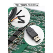 高兼容性WIN10 5V 3.3V FTDI FT232RL PL2303 CP2102 USB转Uart TTL串行电缆，用于Raspbrry Pi Arduino微控制器 (4)