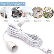 UsbLed Lamp Cord Extension Hanging Cable 360W Suitable For E26 E27 Socket With On Off Switch For Paper Lantern (4)