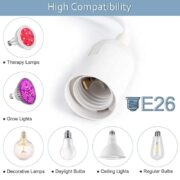 UsbLed Lamp Cord Extension Hanging Cable 360W Suitable For E26 E27 Socket With On Off Switch For Paper Lantern (6)